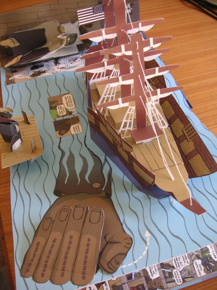 Moby Dick Pop Up book1