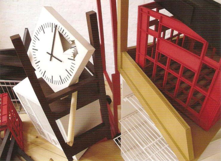 Carly Fischer's paper installation