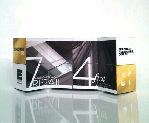 Melbourne Emporium cube puzzle inside