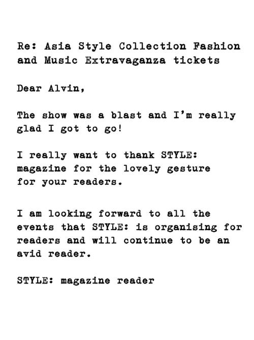 Magazine reader testimonial