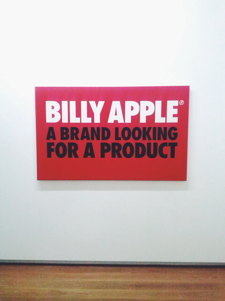 Auckland Art Gallery Billy Apple A brand looking for a product