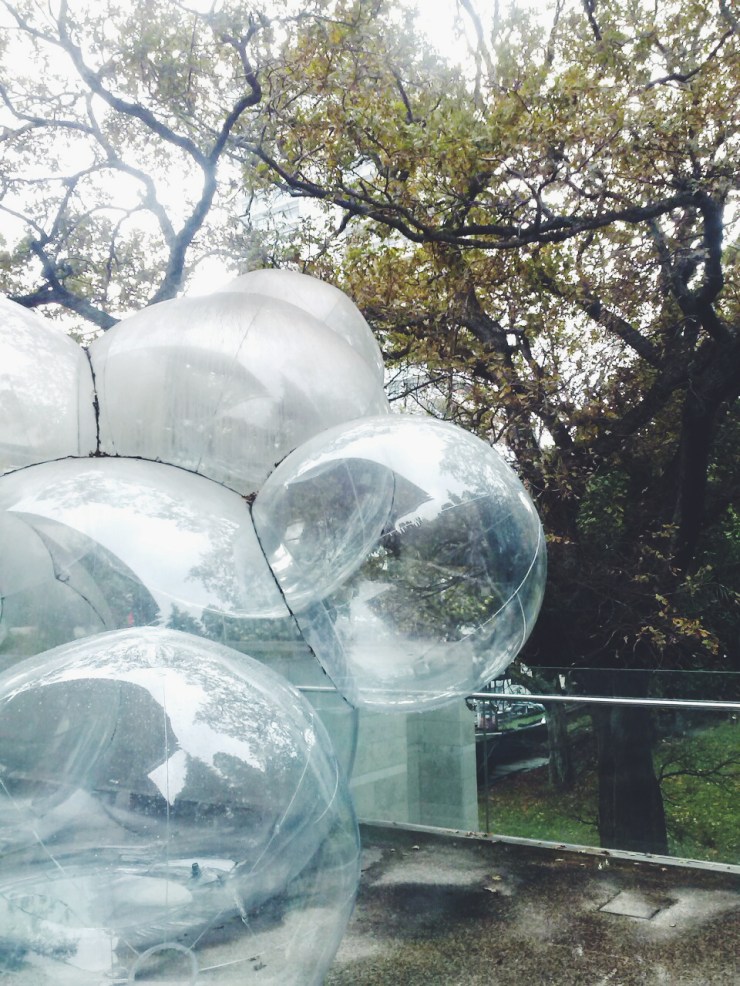 Auckland Art Gallery Bubble installation terrace