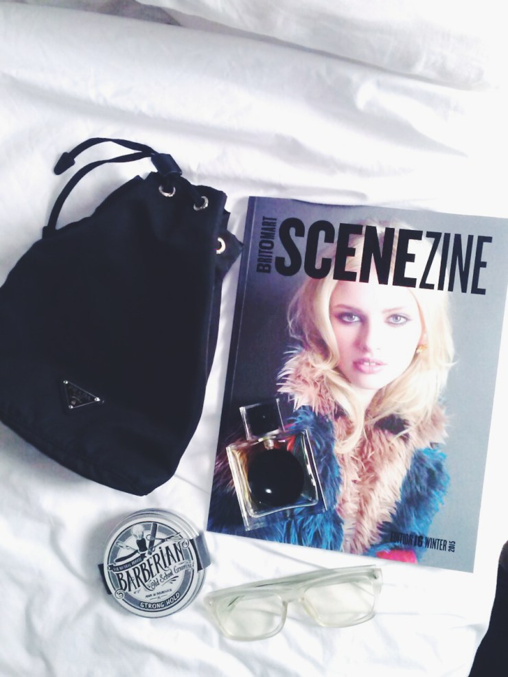 Auckland Britomart Scenezine magazine Prada pouch