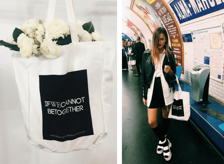 If We Cannot Be Together tote bag GROUP