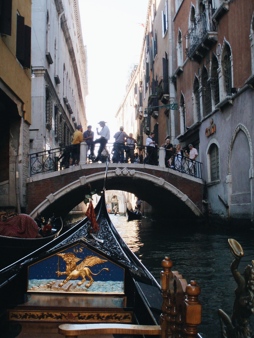 Venice Gondola bridge view