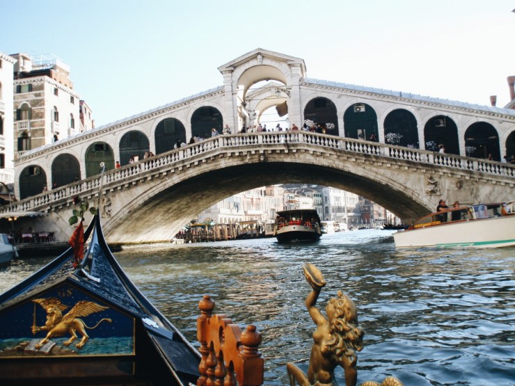 Venice landscape Ponte Rialto Bridge