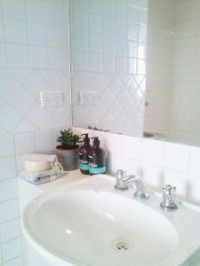 Henty House Unit 107 501 Little Collins Street Melbourne Bathroom basin view