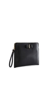 karen-millen-bow-zip-clutch-side