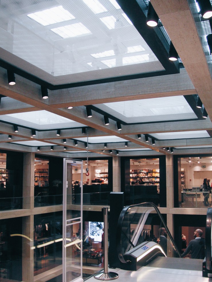 La Rinascente top floor Rome Roma Retail roma-via-del-tritone