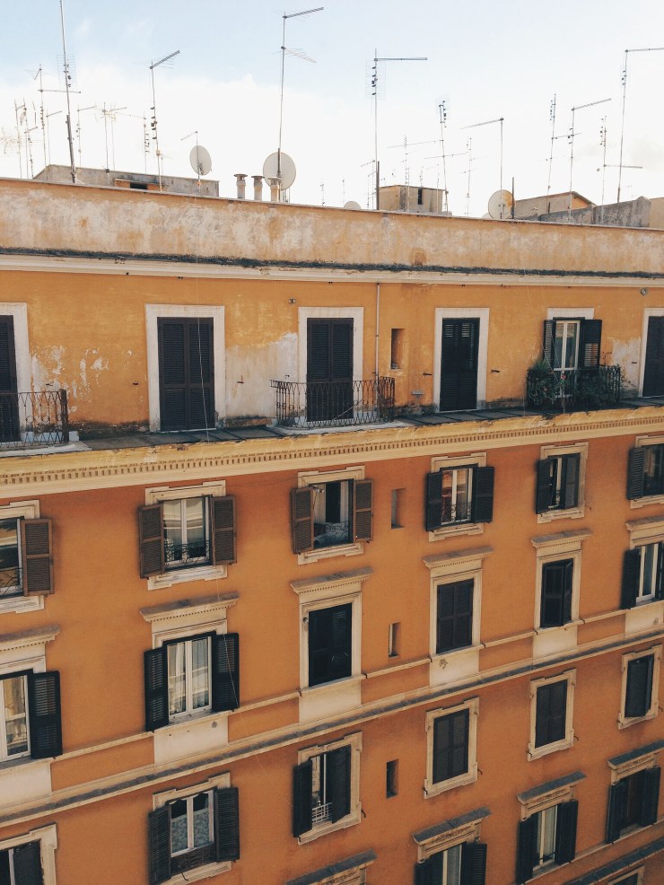 Generator Hostel Rome view from room window