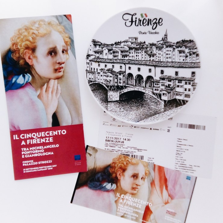 Palazzo Strozzi Firenze 500 exhibition program and ticket