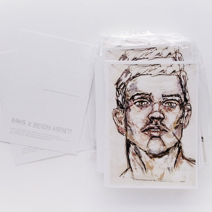 Brendan Hartnett artist postcard