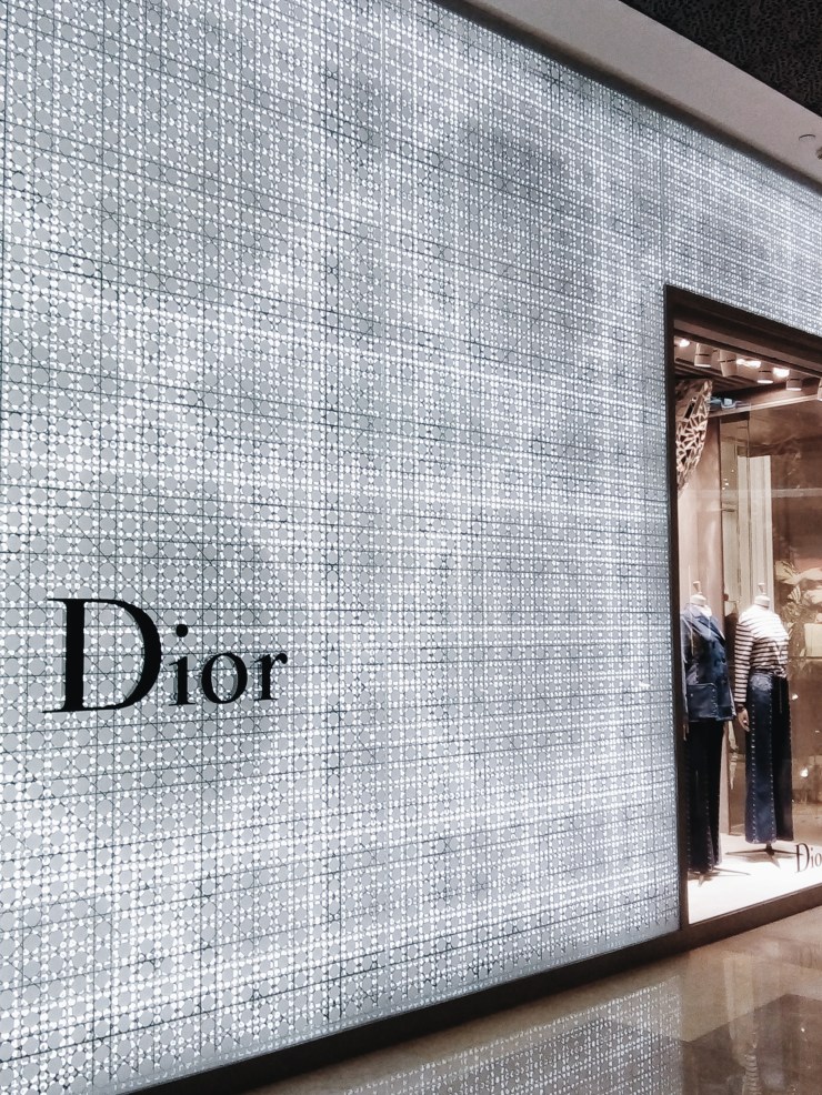 ION Orchard Shopping Mall Dior boutique in Singapore