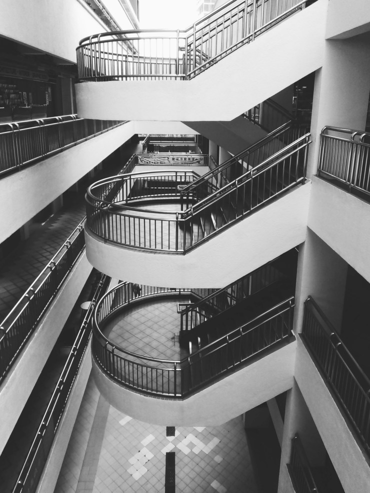 Bras Basah Complex Singapore staircases