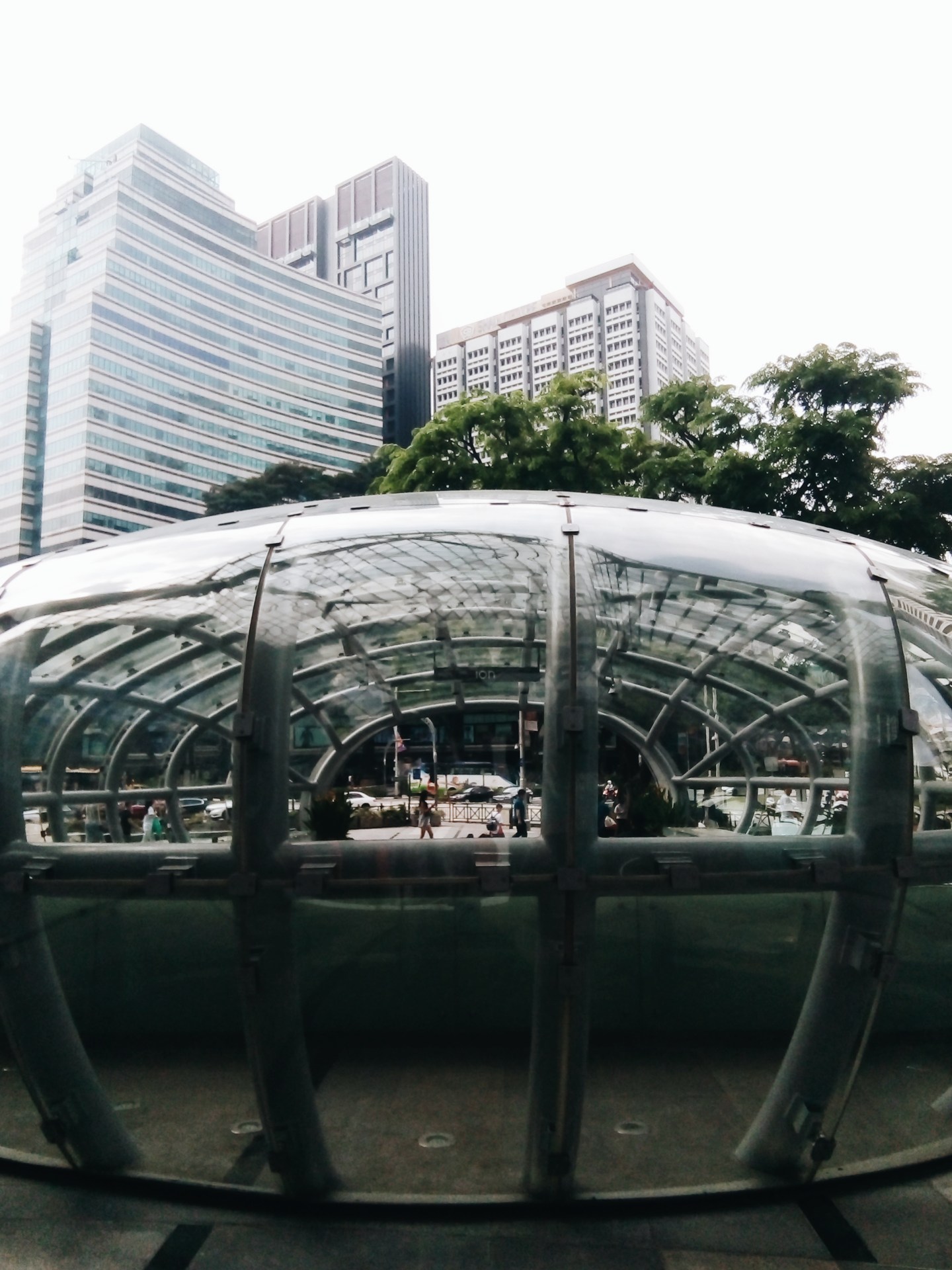 Orchard MRT station ION Orchard shopping mall exit