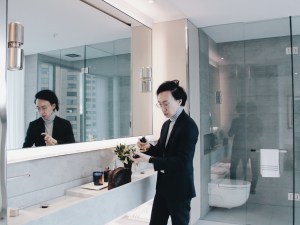 85 Spring Street Melbourne by Golden Age Group with Alvin Chia Ensuite bathroom