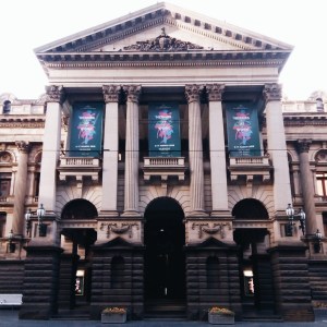 Hermès At Work Exhibition Melbourne Town Hall Facade