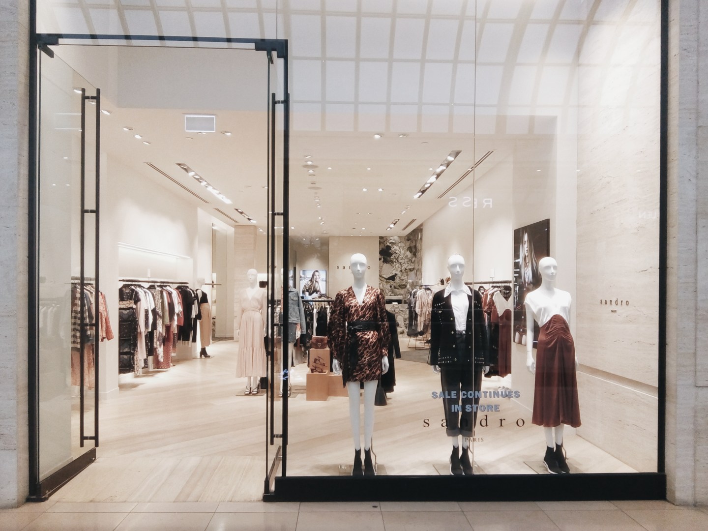 Sandro Paris Store in Chadstone Melbourne July 2019