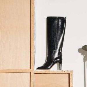 Sandro Paris knee high leather boots Chadstone Melbourne